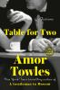 Table for two by Towles, Amor