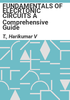 Fundamentals_of_Elecrtonic_Circuits_a_Comprehensive_Guide